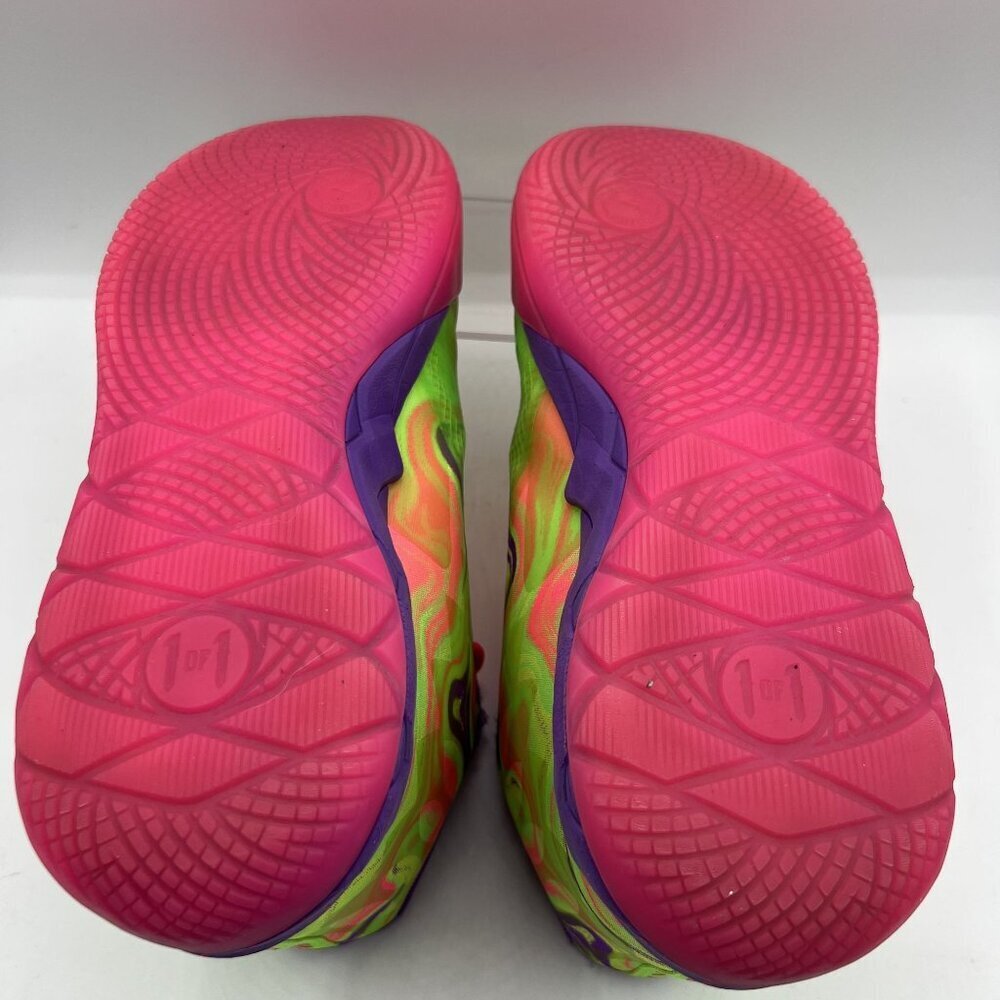 Puma MB.01 LaMelo Inverse Toxic Mens 8.5 Ball Shoes Neon Athletic Inverse Toxic - Picture 15 of 16